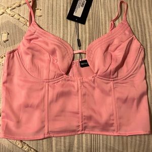 Pretty little thing pink going out top